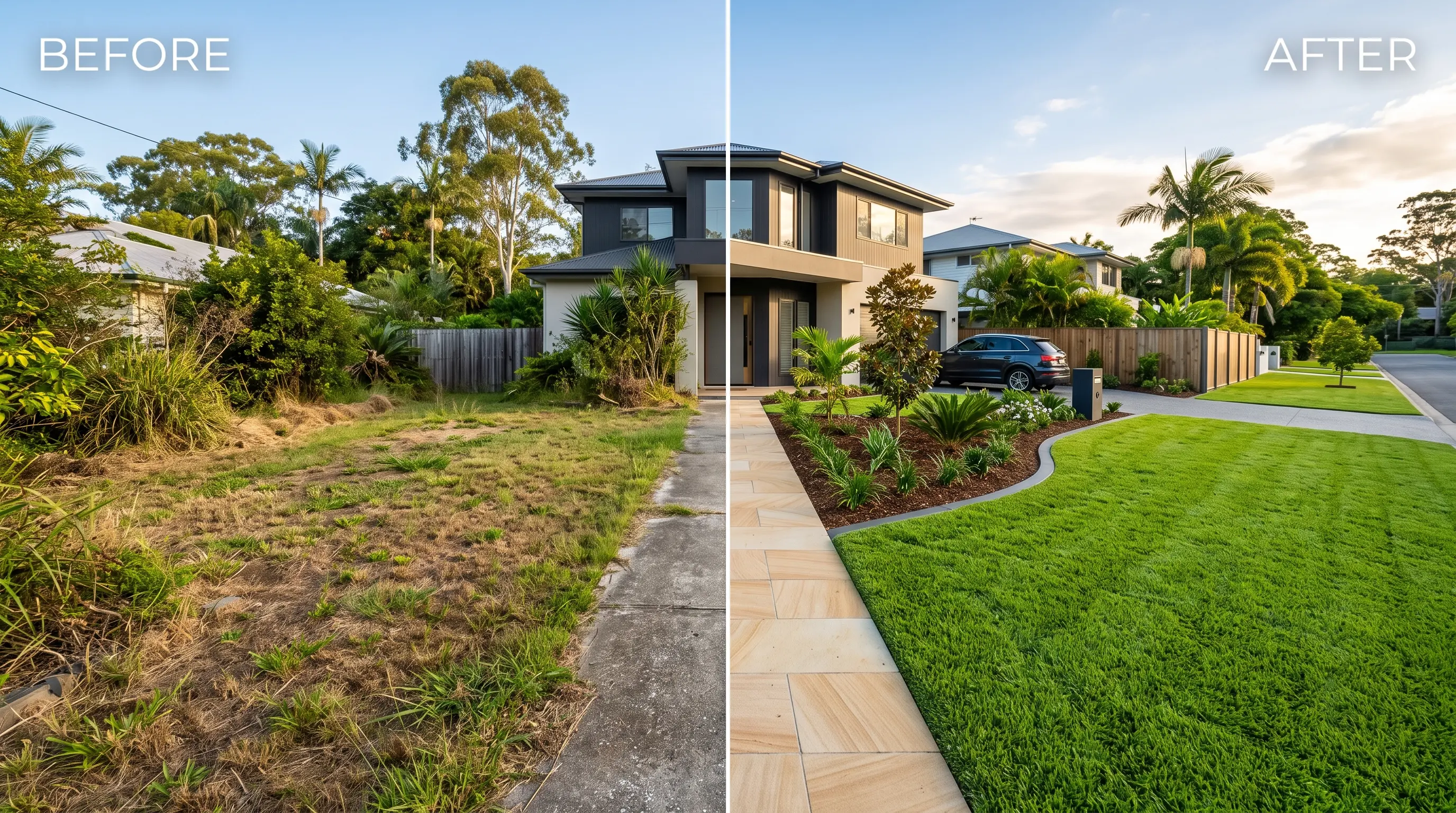 Elegant Lawn Transformation